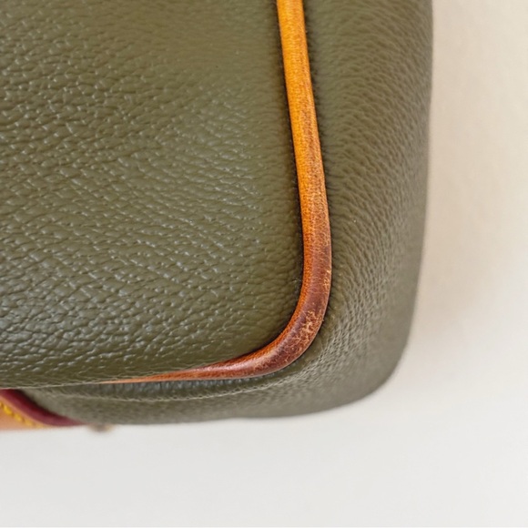 Dooney and Bourke Olive Green Rebecca Pebble Grain Hobo Bag - Picture 10 of 11